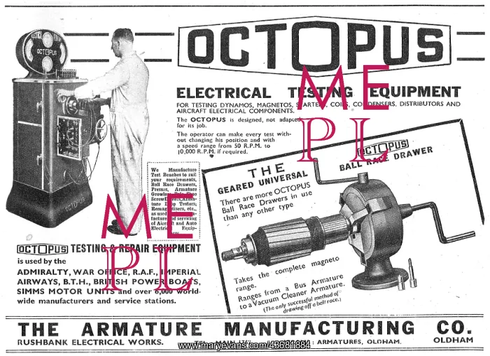 : Armature Manufacturing Co : Electrical : Armature Manufacturing Co : Electrical