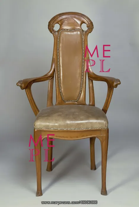: Armchair. Hector Guimard (1867-1942). Armchair : Armchair. Hector Guimard (1867-1942). Armchair
