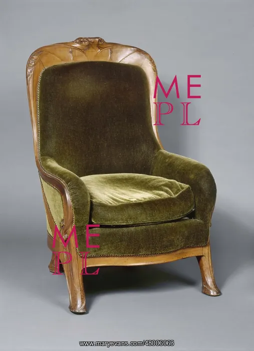 : Armchair. Hector Guimard (1867-1942). Armchair : Armchair. Hector Guimard (1867-1942). Armchair