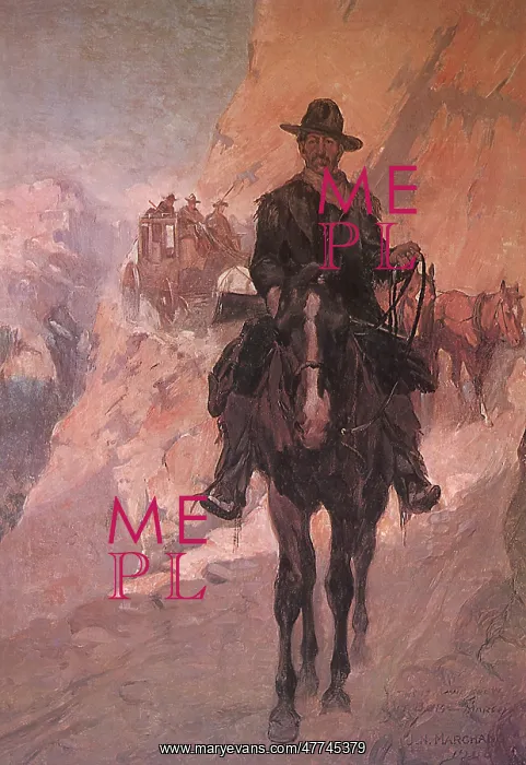  : Armed Guard Precedes Stagecoach Horses