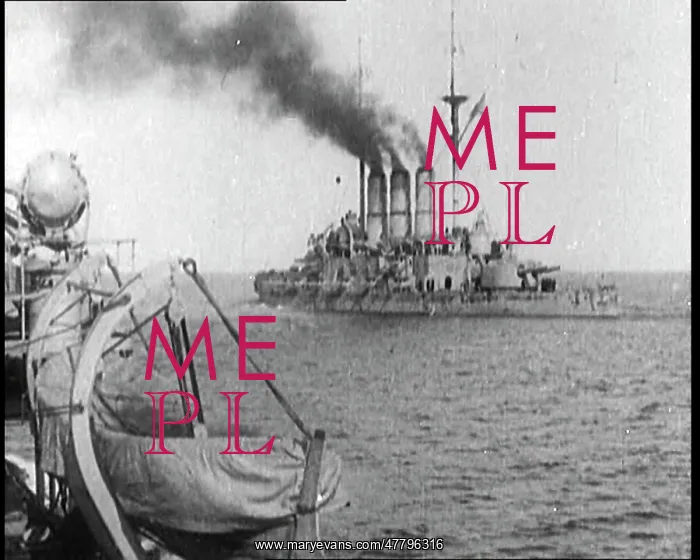 : Armistice. German Battleship Sailing Out To Surrender : Armistice. German Battleship Sailing Out To Surrender