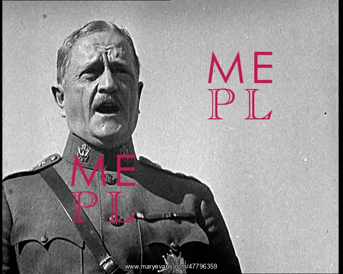 : Armistice. General John Pershing Speaking at a Victory Parade : Armistice. General John Pershing Speaking at a Victory Parade