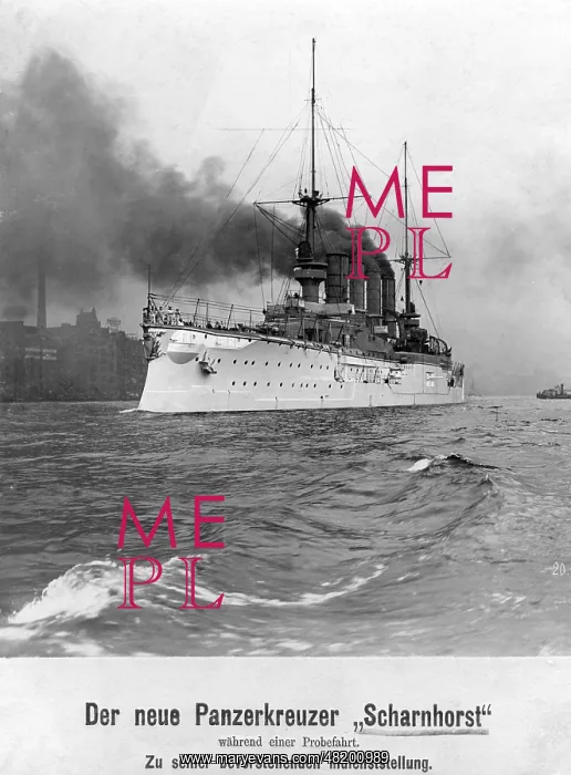 : The armored cruisers Scharnhorst, 1907 : The armored cruisers Scharnhorst, 1907