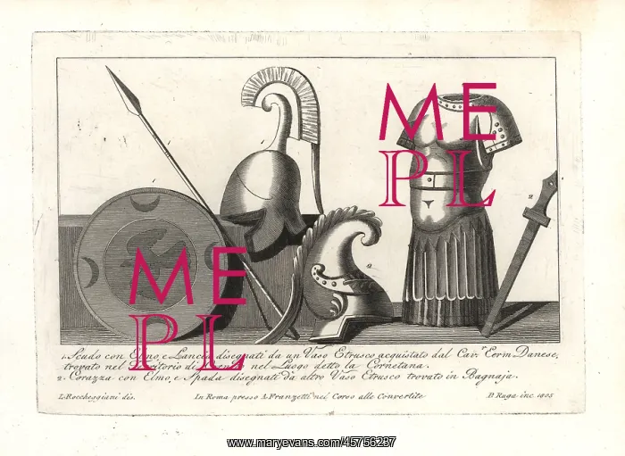 : Armour and weapons from Etruscan vases : Armour and weapons from Etruscan vases