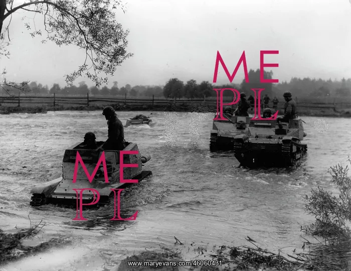 : Armoured cars in the water : Armoured cars in the water