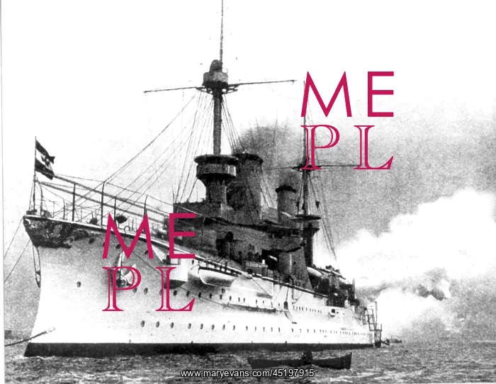 : Armoured cruiser S.M.S. Furst Bismarck : Armoured cruiser S.M.S. Furst Bismarck