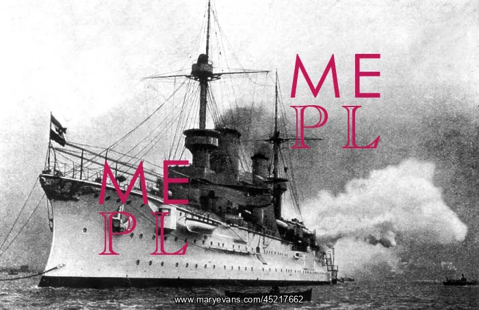 : Armoured cruiser S.M.S. Furst Bismarck : Armoured cruiser S.M.S. Furst Bismarck
