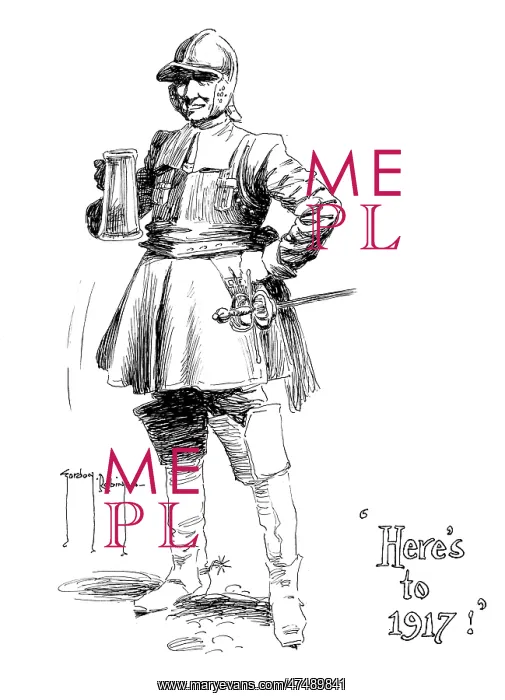 : Armoured soldier holding a tankard : Armoured soldier holding a tankard