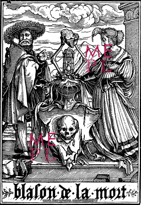 : The Arms of Death. From Hans Holbein the Younger : The Arms of Death. From Hans Holbein the Younger