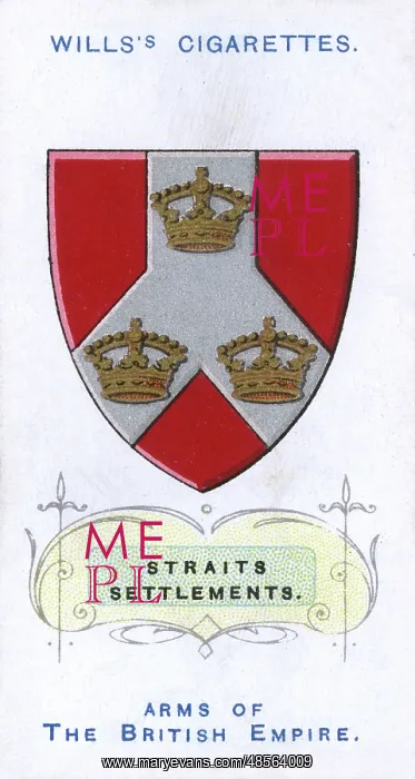 : Arms of the Straits Settlements : Arms of the Straits Settlements