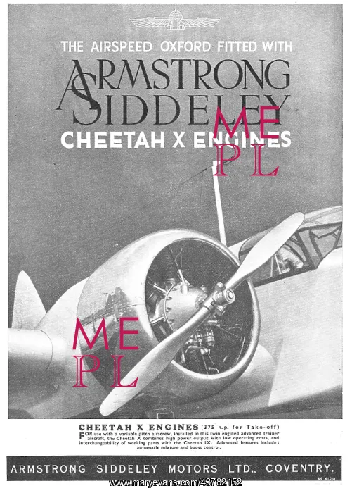 : Armstrong Siddeley Cheetah X Aero Engine : Armstrong Siddeley Cheetah X Aero Engine
