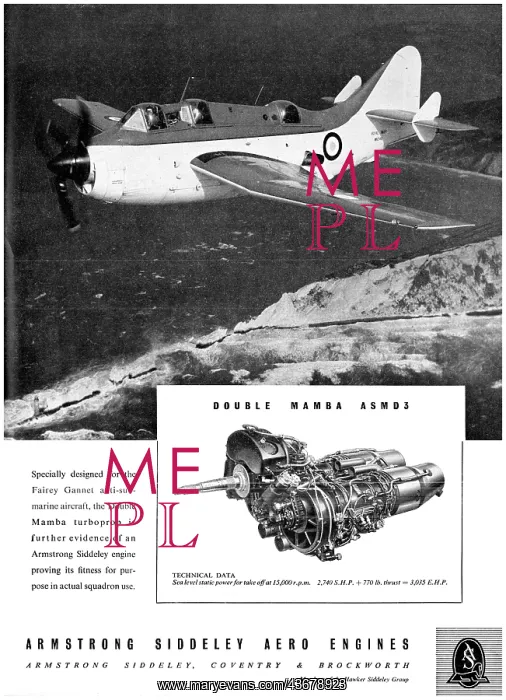 : Armstrong Siddeley Double Mamba : Armstrong Siddeley Double Mamba