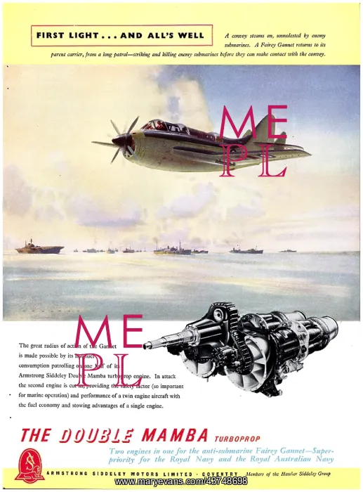 : Armstrong Siddeley Double Mamba : Armstrong Siddeley Double Mamba