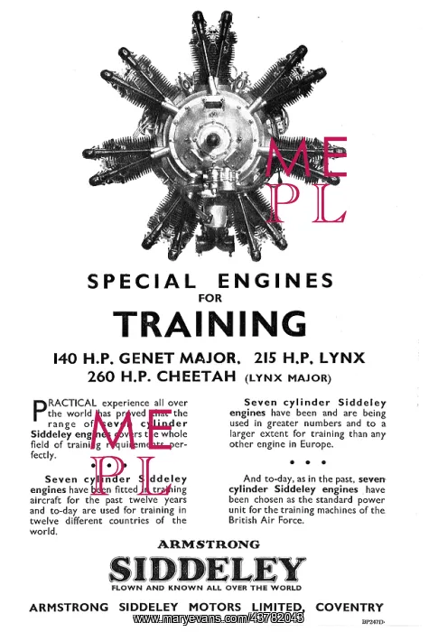 : Armstrong Siddeley Genet Major Cheetah : Armstrong Siddeley Genet Major Cheetah