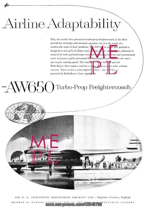 : Armstrong Whitworth AW 650 Freightercoach : Armstrong Whitworth AW 650 Freightercoach