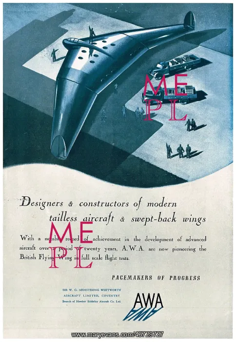 : Armstrong Whitworth AW52 Flying Wing : Armstrong Whitworth AW52 Flying Wing
