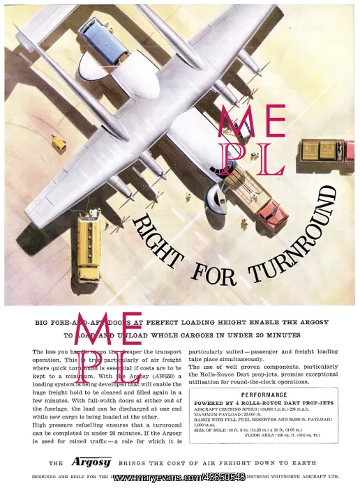 : Armstrong Whitworth - Hawker Siddeley Argosy : Armstrong Whitworth - Hawker Siddeley Argosy