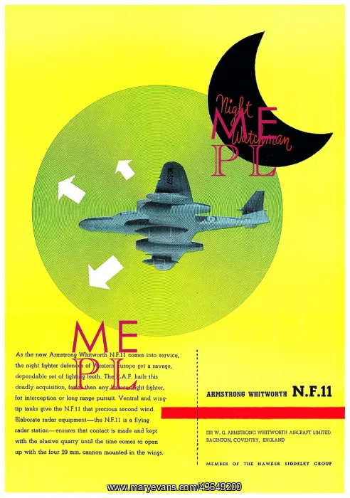 : Armstrong Whitworth Meteor NF11 : Armstrong Whitworth Meteor NF11