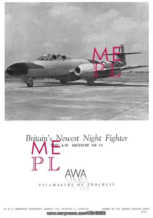 : Armstrong Whitworth Meteor NF11 : Armstrong Whitworth Meteor NF11