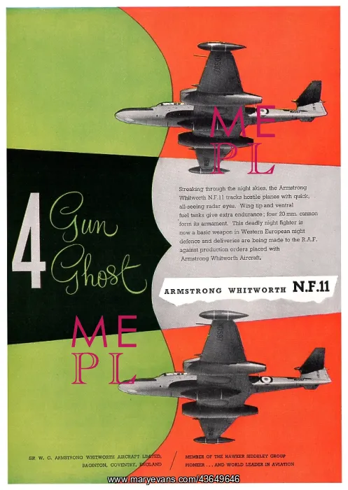 : Armstrong Whitworth Meteor NF11 : Armstrong Whitworth Meteor NF11