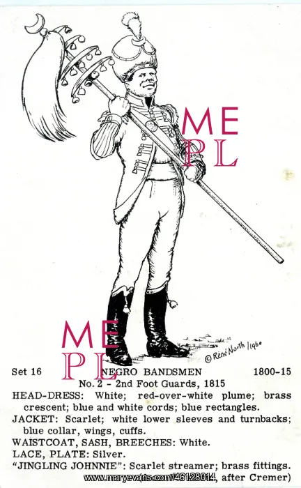  : Army Black Bandsman, 2nd Foot Guards