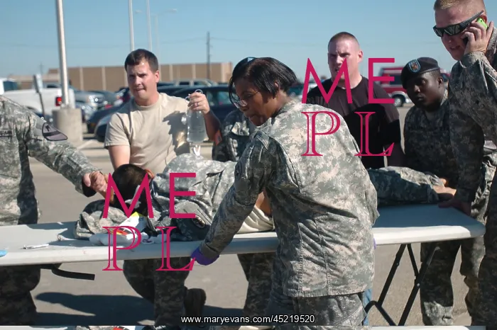 : US Army first responders use a table as ? : US Army first responders use a table as ?