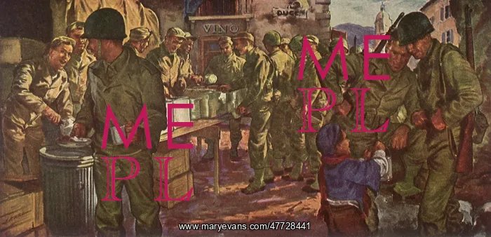 : Army Infantrymen line up for Food : Army Infantrymen line up for Food