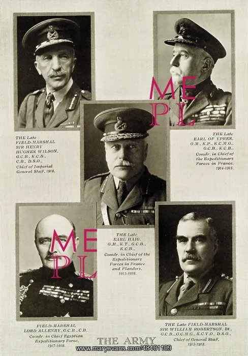 : Army leaders during reign of King George V : Army leaders during reign of King George V