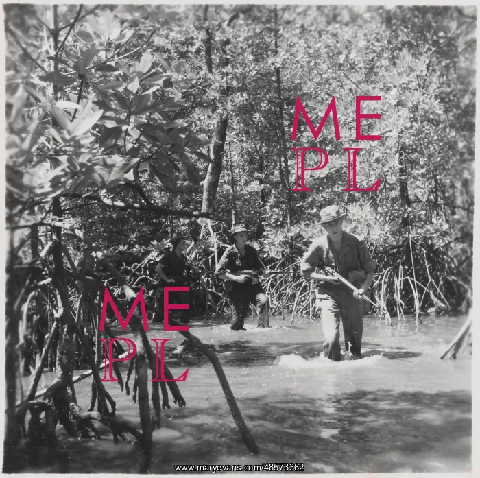 : Army patrol in Malaya, 1957 : Army patrol in Malaya, 1957
