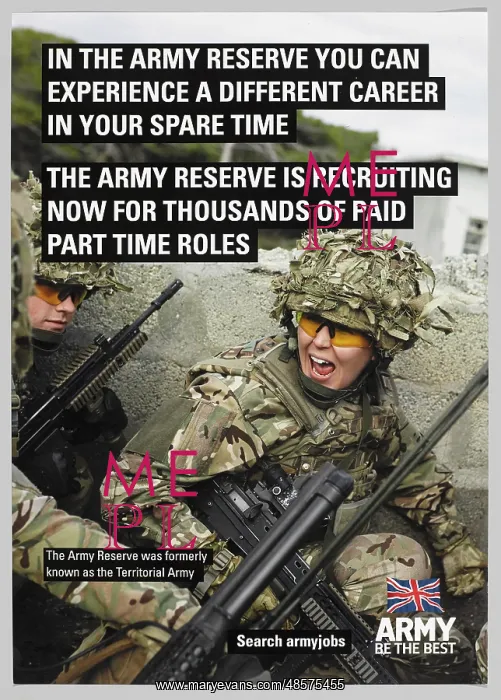 : Army Reserve recruiting poster, 2014 : Army Reserve recruiting poster, 2014