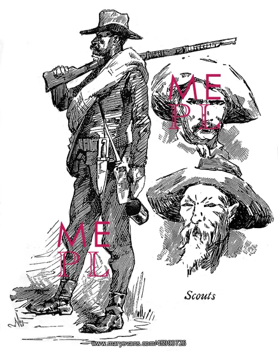 : US Army Scouts; Arizona, 1887 : US Army Scouts; Arizona, 1887