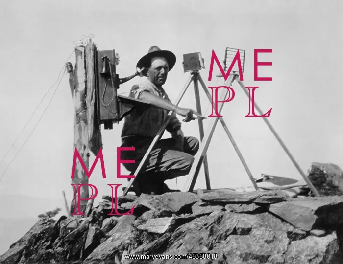 : US Army Signal station combining a heliograph with : US Army Signal station combining a heliograph with