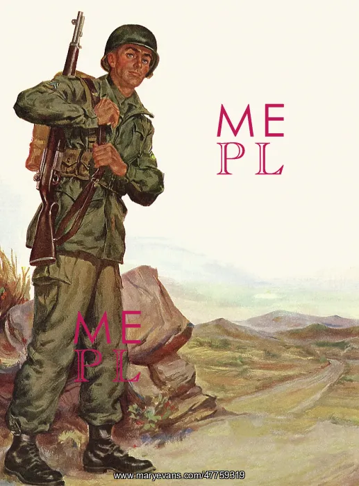  : Army Soldier with Rifle