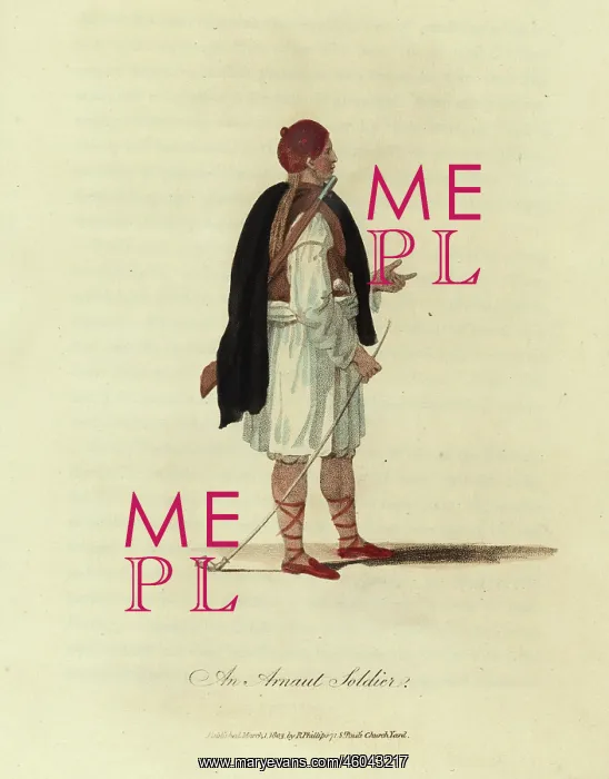 : Arnaut soldier, Ottoman Empire : Arnaut soldier, Ottoman Empire