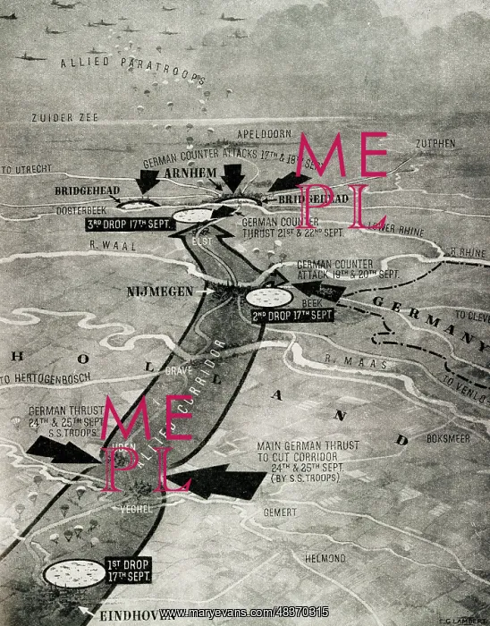 : Arnhem and Nijmegen Bridge, Netherlands, WW2 : Arnhem and Nijmegen Bridge, Netherlands, WW2