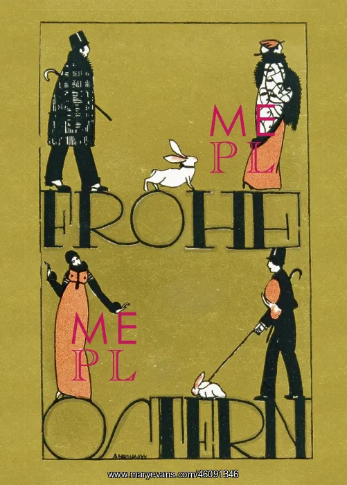 : Arnold Nechansky. 'Happy Easter!' : Arnold Nechansky. 'Happy Easter!'