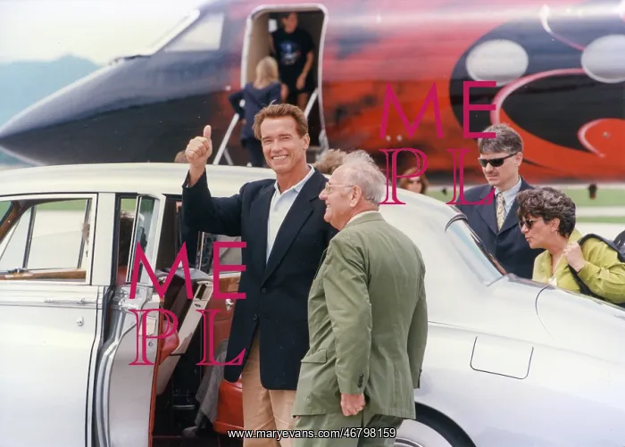 : Arnold Schwarzenegger and his mentor Alfred Gerstl : Arnold Schwarzenegger and his mentor Alfred Gerstl
