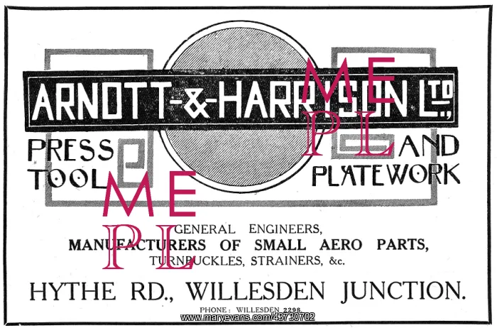: Arnott & Harrison - Press & Plate Toolwork : Arnott & Harrison - Press & Plate Toolwork