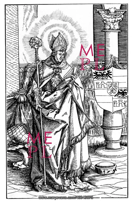 : Arnulf of Metz, circa 582 - 18.7.640, saint : Arnulf of Metz, circa 582 - 18.7.640, saint