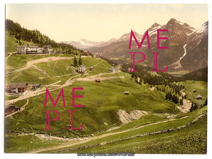: Arosa, general view, Grisons, Switzerland : Arosa, general view, Grisons, Switzerland