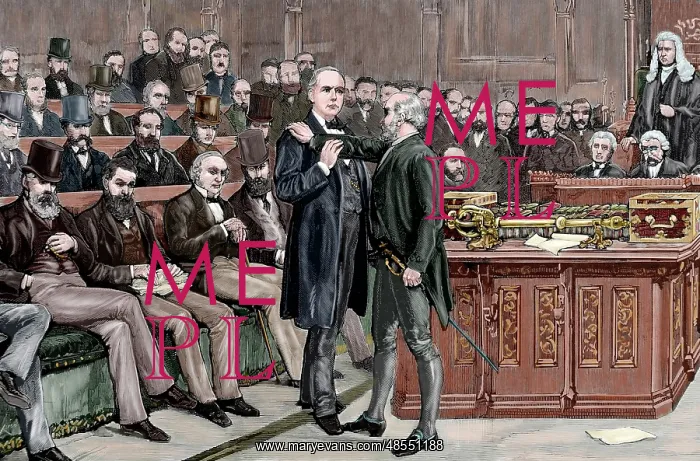 : Arrest of deputy atheist Brandlaugh for refusing to leave th : Arrest of deputy atheist Brandlaugh for refusing to leave th