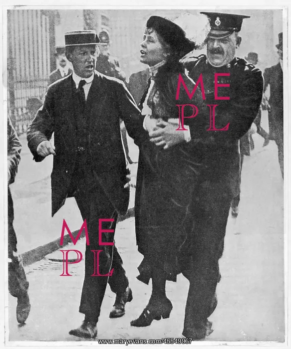 : Arrest - Mrs Pankhurst : Arrest - Mrs Pankhurst