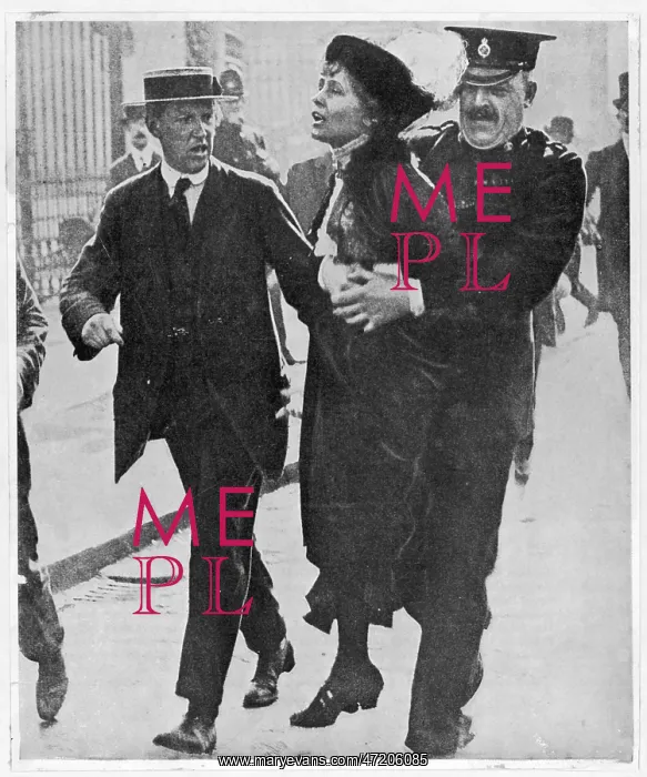 : Arrest - Mrs Pankhurst : Arrest - Mrs Pankhurst