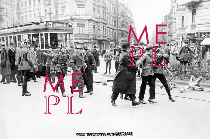 : Arrest of a protester, 1929 : Arrest of a protester, 1929
