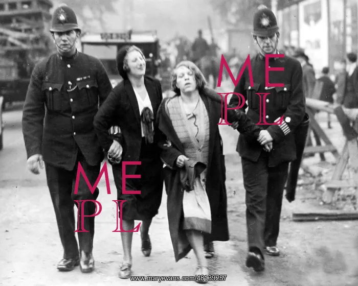 : Arrest of suffragettes from London, 1928 : Arrest of suffragettes from London, 1928