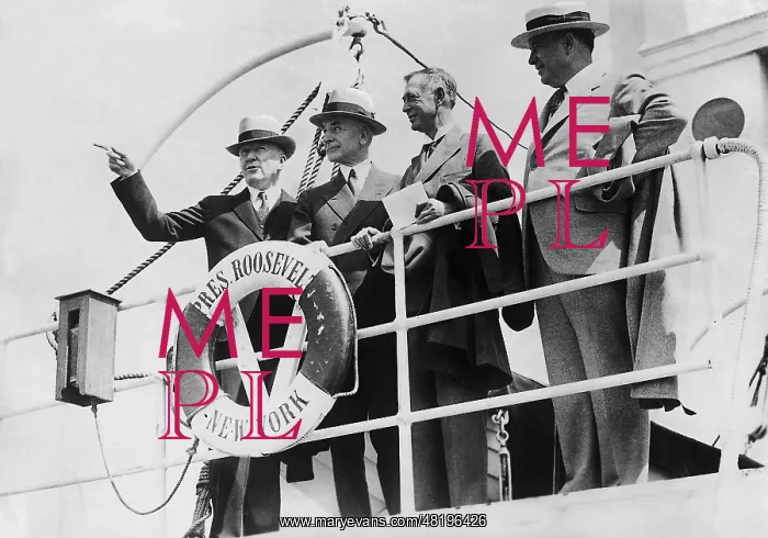 : Arrival of the American delegation to the World Economic Con : Arrival of the American delegation to the World Economic Con