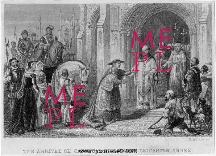 : Arrival of Cardinal Wolsey at Leicester Abbey : Arrival of Cardinal Wolsey at Leicester Abbey