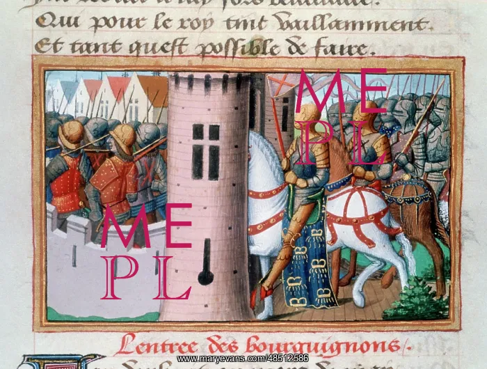 : Arrival of Charles VII in the Bastille in 1418 : Arrival of Charles VII in the Bastille in 1418