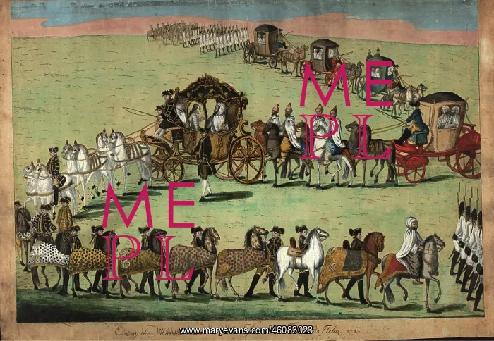 : Arrival of Moroccan ambassador in Vienna. 1783 : Arrival of Moroccan ambassador in Vienna. 1783