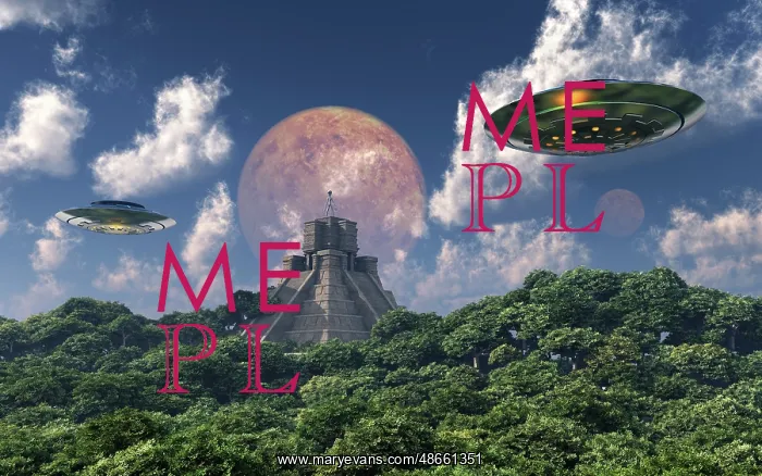 : The arrival of planet Nibiru as seen from a Mayan pyramid : The arrival of planet Nibiru as seen from a Mayan pyramid